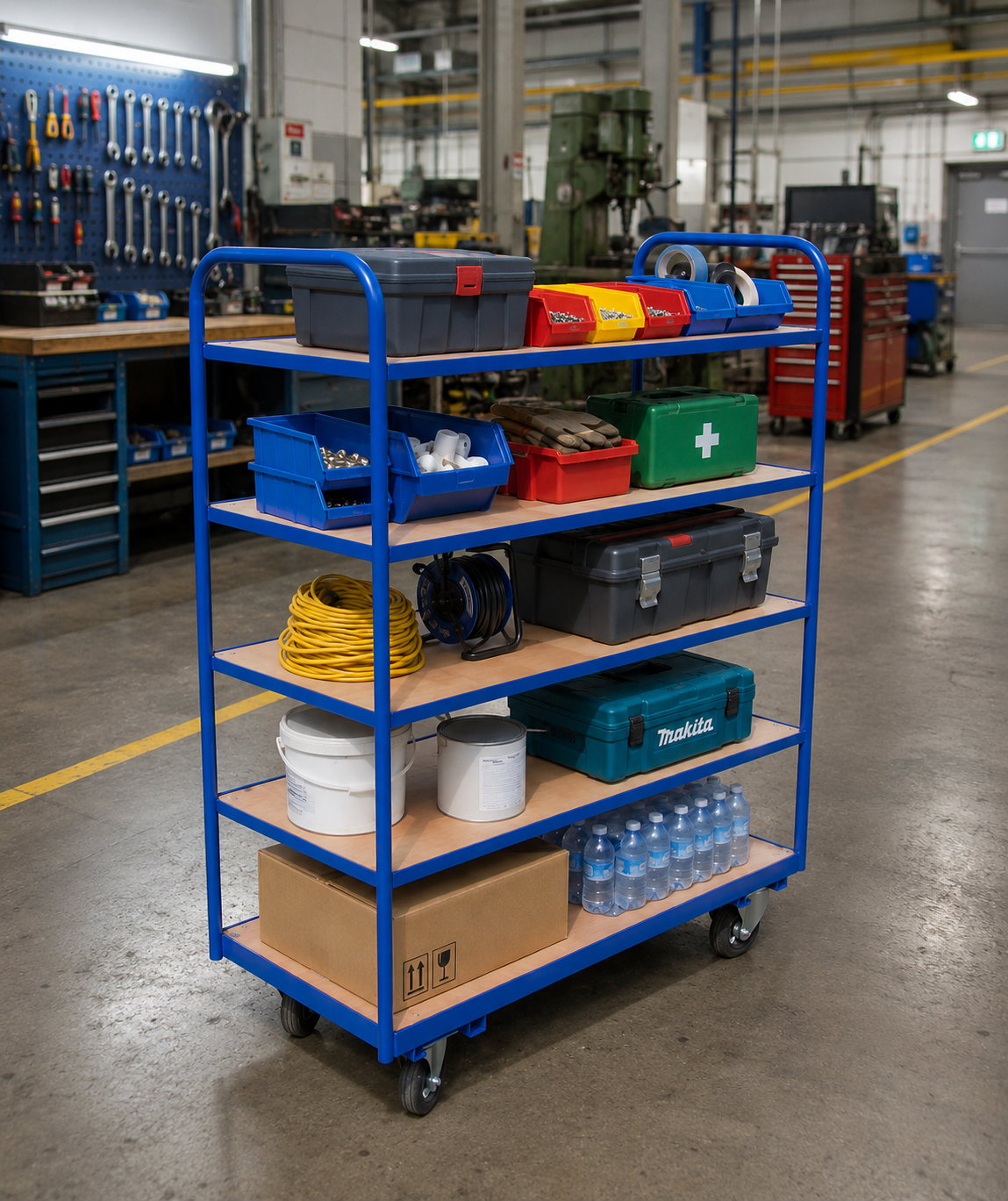 5 Shelves Trolley