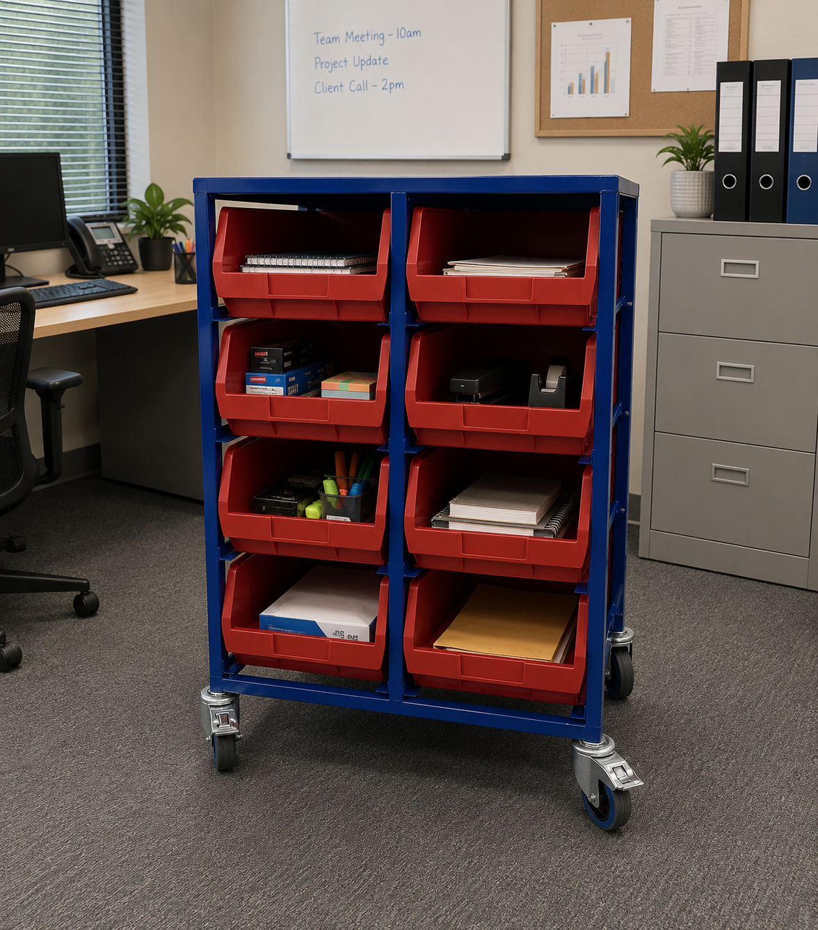 Kanban Trolley, Double Stack