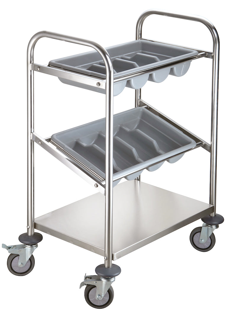 2 Level Cutlery Trolley