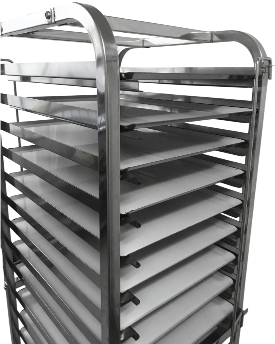 18 Level Bakery Trolley With Stainless Steel Trays