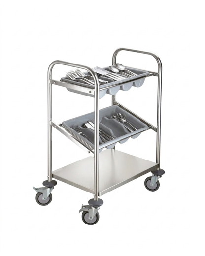 2 Level Cutlery Trolley