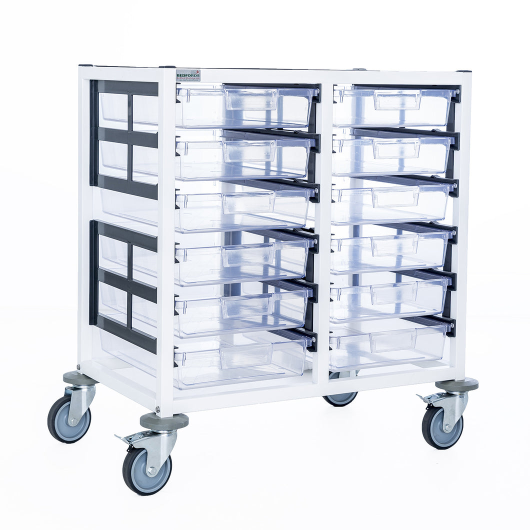 Double Column 6 Level A3 Medical Trolley
